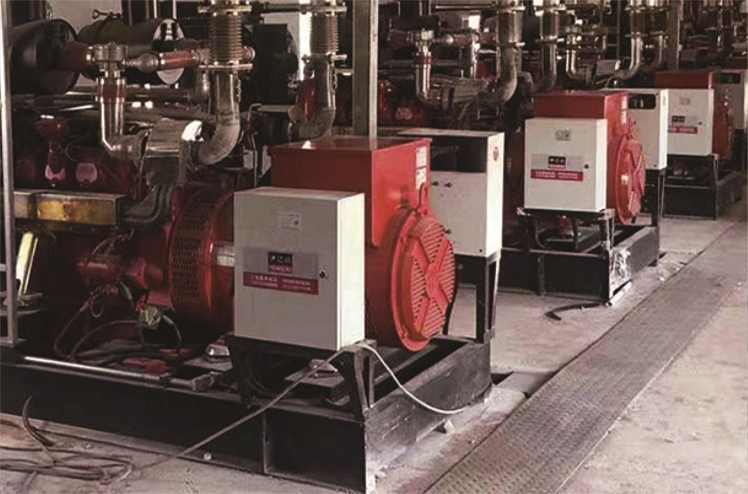 陕北中石化天然气发电站项目（斗山配ballbet贝博10台200KW）